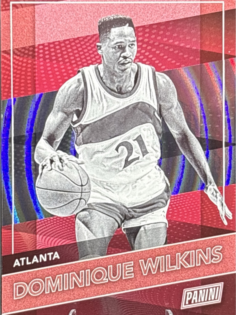 Panini The National Dominique Wilkins Atlanta Basketball Card